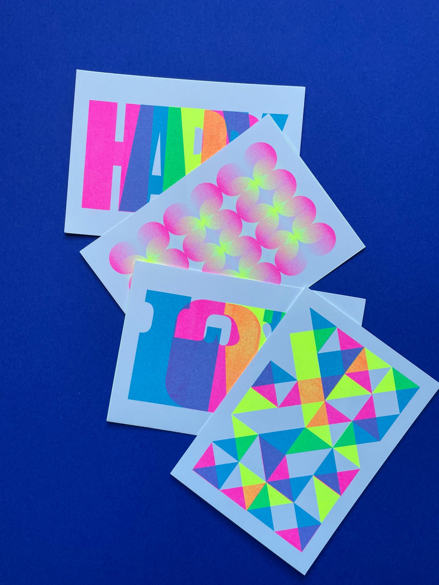 Postcard set - Risograph print